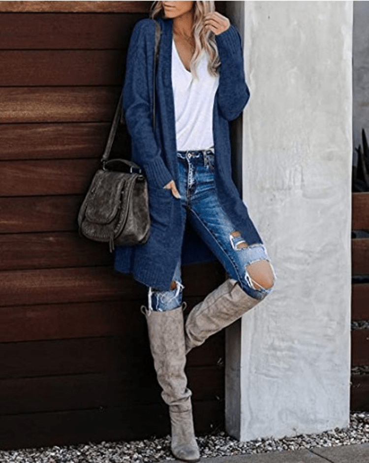 Strikket Sweater til Kvinder – Komfortabel og Stilfuld - My Store