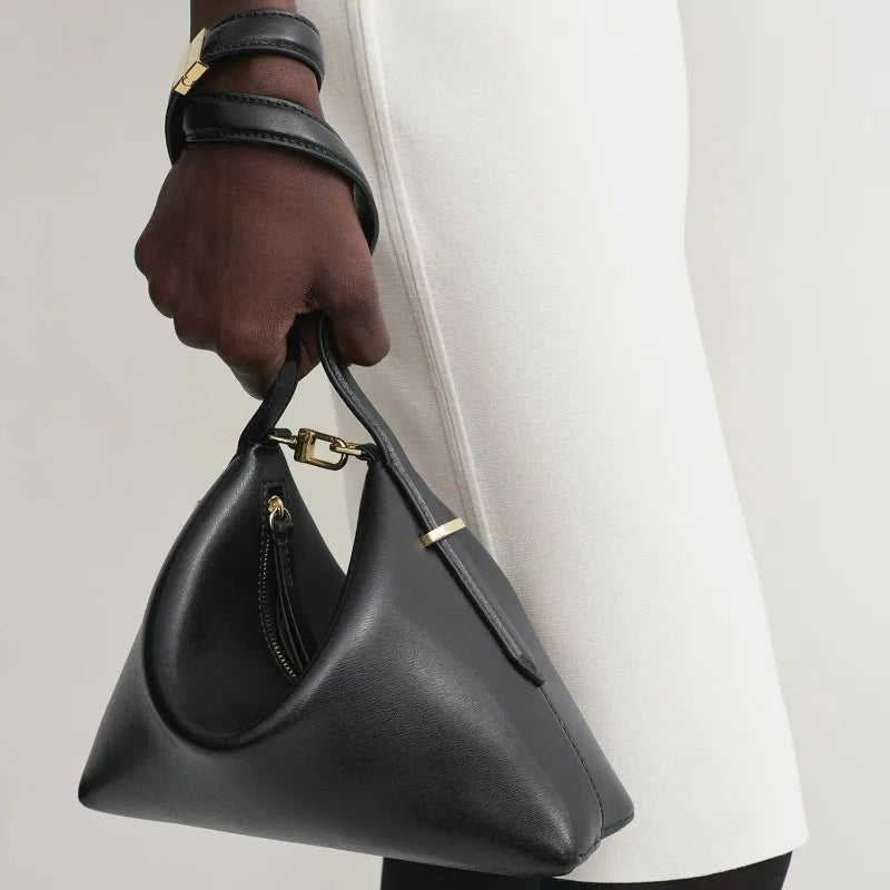 Elegant Læder Skuldertaske til Kvinder – Minimalistisk og Alsidig - My Store