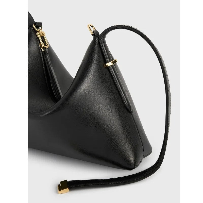 Elegant Læder Skuldertaske til Kvinder – Minimalistisk og Alsidig - My Store