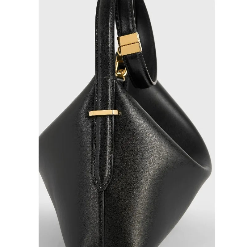 Elegant Læder Skuldertaske til Kvinder – Minimalistisk og Alsidig - My Store