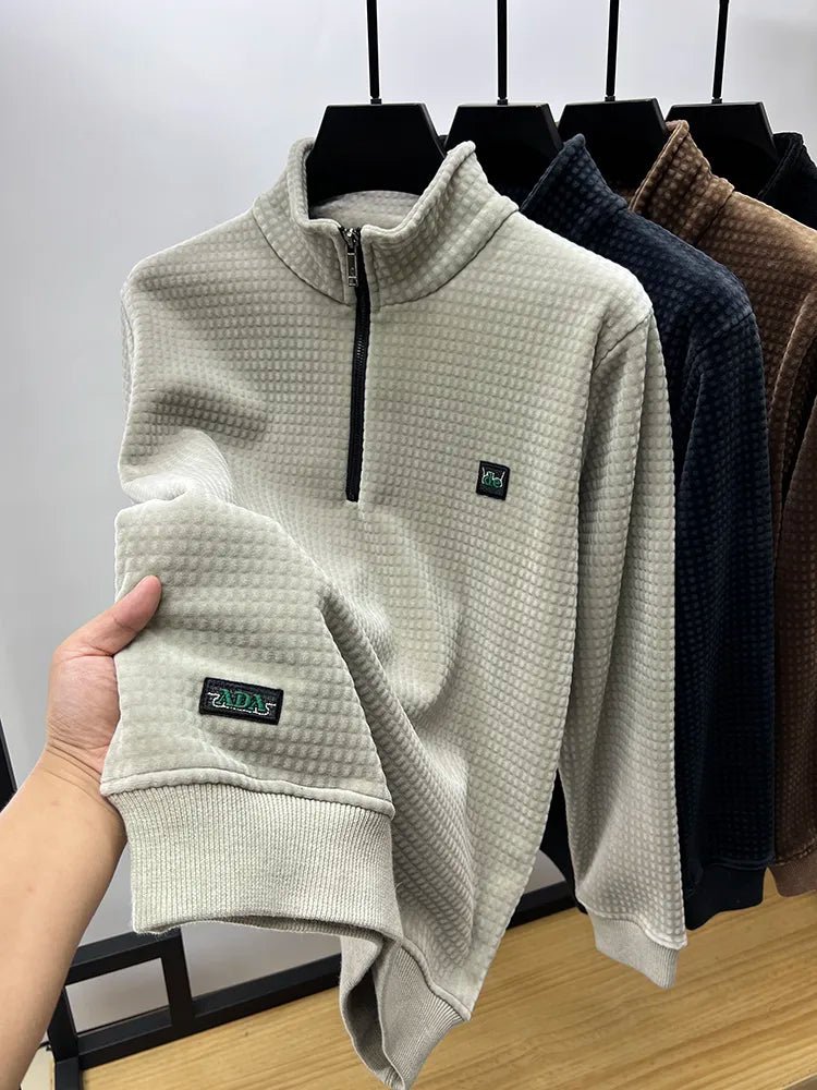 Ethan Alpaka Uld Sweater til Mænd – Varm, Blød og Stilfuld - My Store