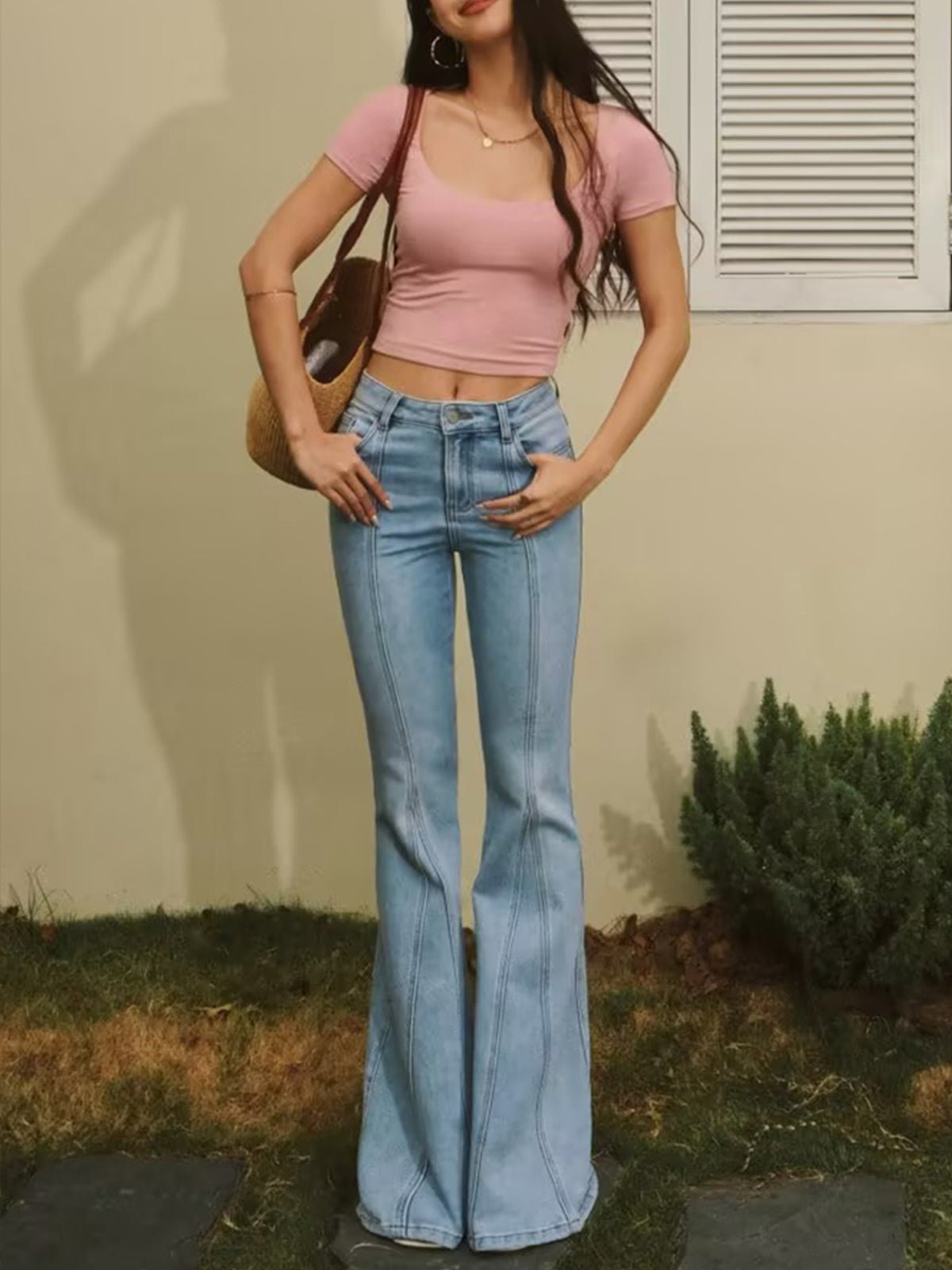 Flare Jeans til Kvinder – Høj Talje, Retro Look og Moderne Komfort - My Store