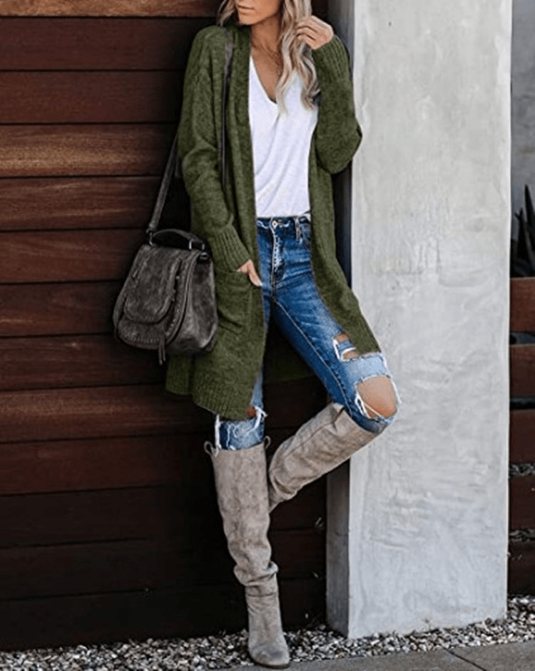 Strikket Sweater til Kvinder – Komfortabel og Stilfuld - My Store