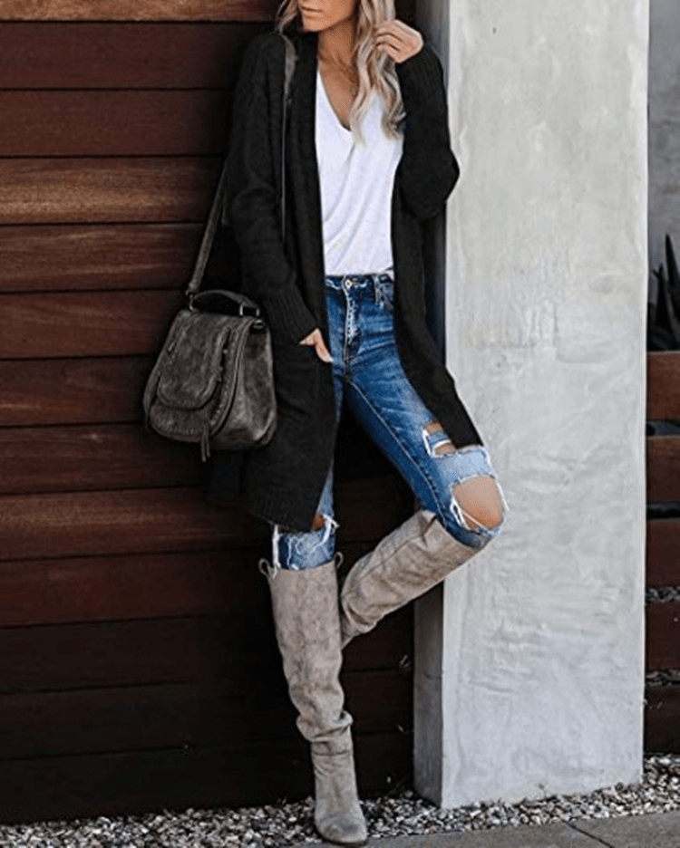 Strikket Sweater til Kvinder – Komfortabel og Stilfuld - My Store